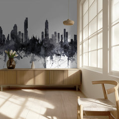 Bangkok Watercolor Skyline