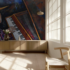 Cubist Piano Man