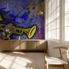Vibrant Jazz Musician