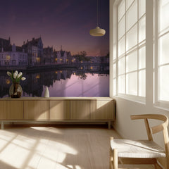 Twilight Canal Reflections