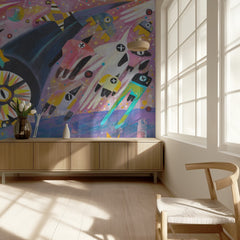 Whimsical Cosmic Birds