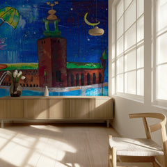 Whimsical Girl Stockholm Night