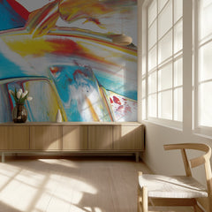 Vibrant Abstract Strokes