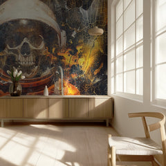 Cosmic Skull Astronaut