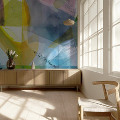 Vibrant Fiddle Leaf Abstract