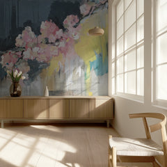 Pink Floral Abstract