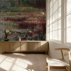 Vibrant Water Lilies Pond