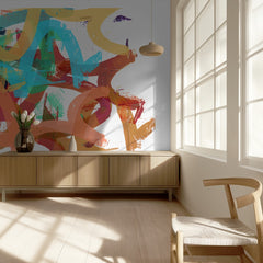 Vibrant Abstract Strokes