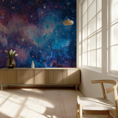 Vibrant Cosmic Nebula