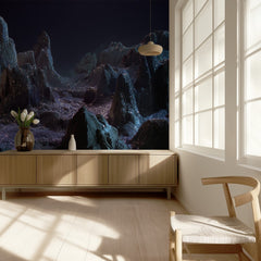 Cosmic Gemstone Landscape