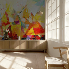 Vibrant Geometric Abstract