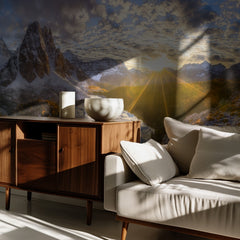 Golden Mountain Lake Sunrise