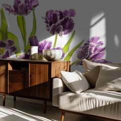 Vibrant Purple Tulips