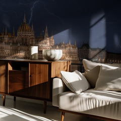 Budapest Parliament Lightning