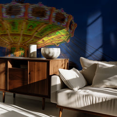 Colorful Swing Ride Night