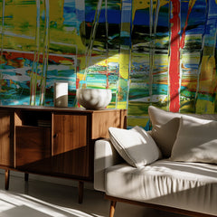 Vibrant Abstract Landscape