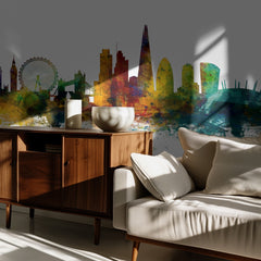 Colorful London Skyline