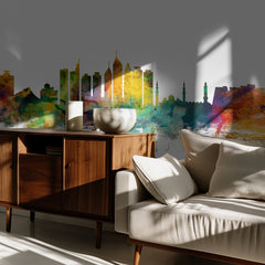 Colorful Dubai Skyline
