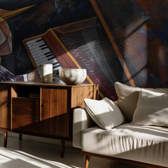 Cubist Piano Man