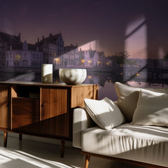 Twilight Canal Reflections