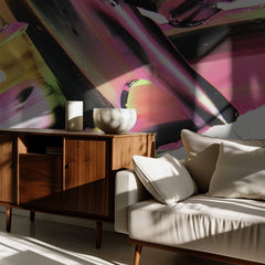 Bold Neon Strokes