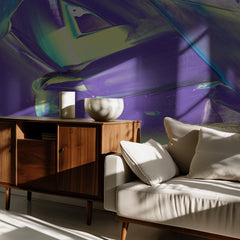 Vibrant Fluid Paint Strokes
