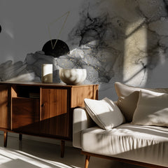Modern Black Gold Abstract
