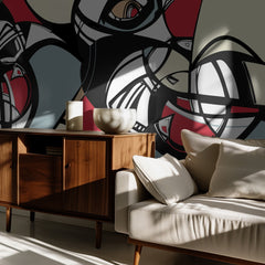 Abstract Cubist Faces
