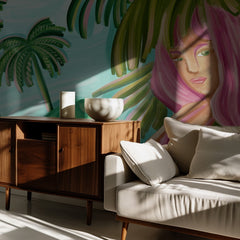 Tropical Mermaid Sunset