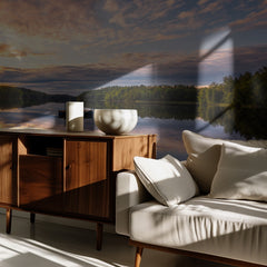 Golden Hour Lake Reflections