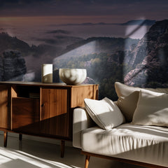 Misty Mountain Sunrise