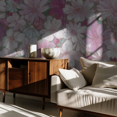 Soft Pink Floral Garden