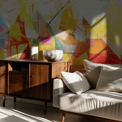 Vibrant Geometric Abstract