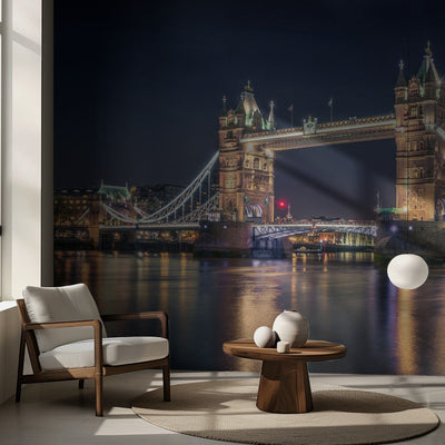 Natt vid Tower Bridge rumsbild 3