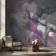 Kartor Detailed world map with cities Taliessa – kvalitetsprodukt för ett vackrare och mer hållbart hem