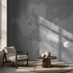 Kartor Hart world map in Spanish – kvalitetsprodukt för ett vackrare och mer hållbart hem