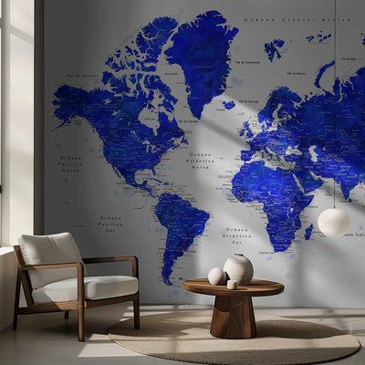 Nadiin world map in Spanish rumsbild 2