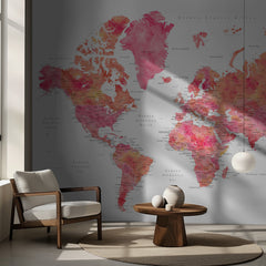 Kartor Tatiana world map in Spanish – kvalitetsprodukt för ett vackrare och mer hållbart hem