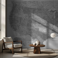 Kartor Highly detailed map of the United States Jimmy – kvalitetsprodukt för ett vackrare och mer hållbart hem