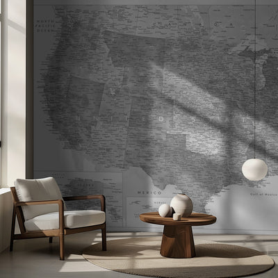 Highly detailed map of the United States Jimmy rumsbild 2