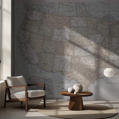 Highly detailed map of the United States, Lucille rumsbild 2