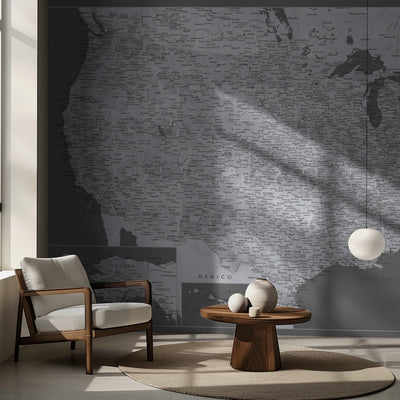 Highly detailed map of the United States, Paolo rumsbild 2