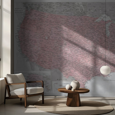 Highly detailed map of the United States, Gopi rumsbild 2