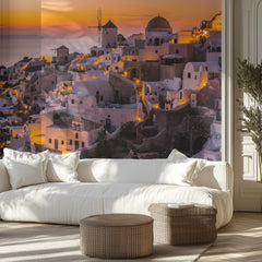 Oia Santorini Sunset Glow