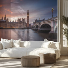 London Big Ben Sunset Glow