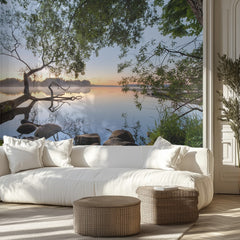 Misty Lake Morning