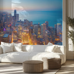Chicago Skyline Twilight