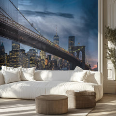 Brooklyn Bridge Night Lights