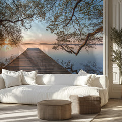 Serene Lake Sunset