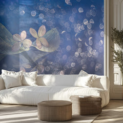 Ethereal Blue Leaves